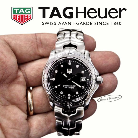 Diamond Marker Tag Heuer Watch in EUC - Picture 9 of 10